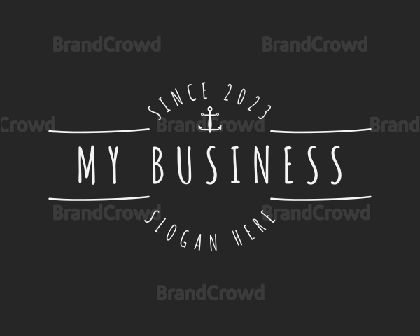 Anchor Marine Business Logo