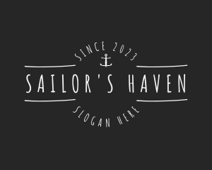 Anchor Marine Business logo design