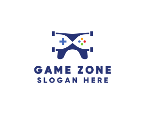 Console Drone Gaming logo design