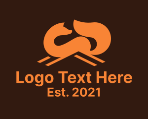 Orange - Fox Roof Zoo logo design