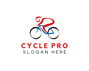 Bicycle Race Sports logo design