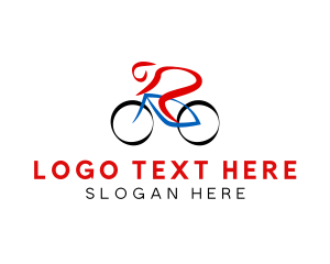 Bicycle Race Sports Logo