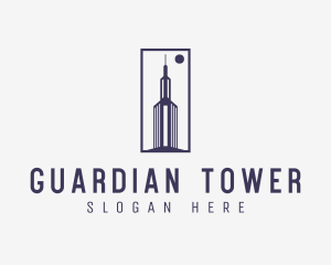 Tower Architecture Building logo design