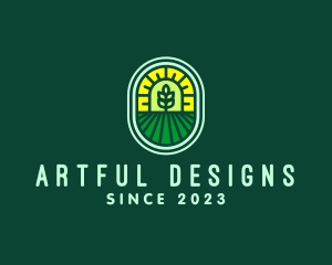 Agricultural Farm Field logo design