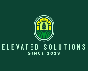 Agricultural Farm Field logo design