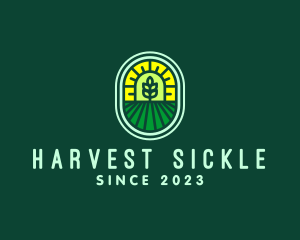 Agricultural Farm Field logo design