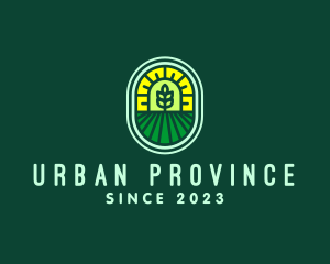 Province - Agricultural Farm Field logo design