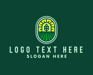 Agricultural Farm Field Logo