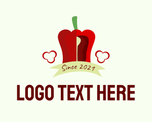 Cooking - Chilli Bell Pepper logo design