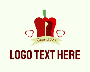 Vegetable - Chilli Bell Pepper logo design