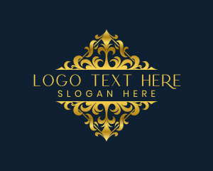 Letttermark - Ornamental Luxury Crest logo design