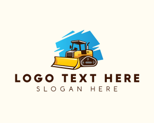 Skidsteer - Skid Steer Machinery logo design