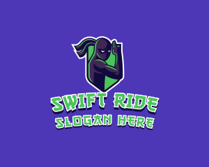 Swift Ninja Warrior logo design