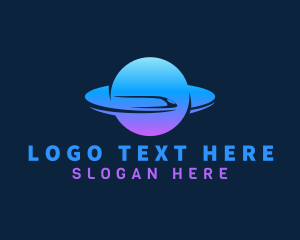 Logistics - Bullet Train Planet logo design