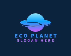 Planet - Bullet Train Planet logo design