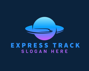 Train - Bullet Train Planet logo design