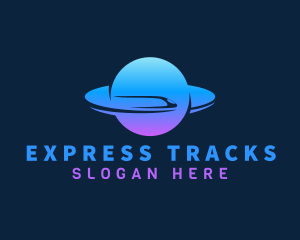 Bullet Train Planet logo design