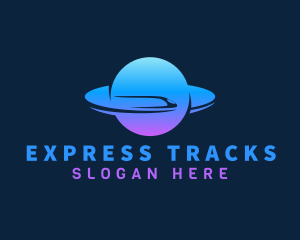 Train - Bullet Train Planet logo design