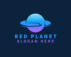 Bullet Train Planet logo design