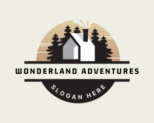 Cabin House Campsite logo design