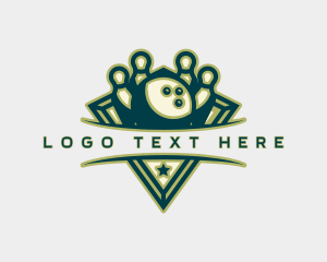 League - Bowling Ball League logo design