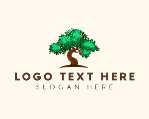 Organic - Green Tree Woods logo design