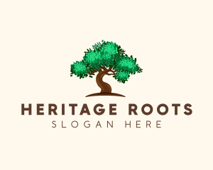 Green Tree Woods logo design