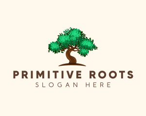 Green Tree Woods logo design