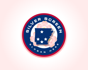 United States - Arkansas State Flower logo design