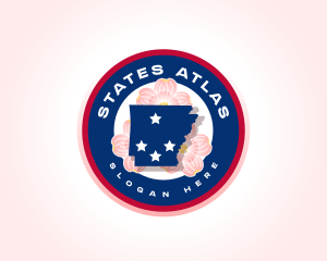 Arkansas State Flower logo design