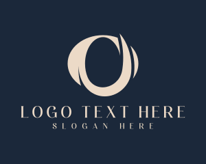 Luxury - Stylish Fashion Swoosh Letter O logo design