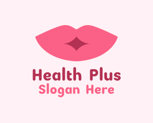 Pink Lip Kiss Cosmetics Logo