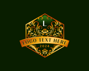 High End - Elegant Floral Decoration logo design