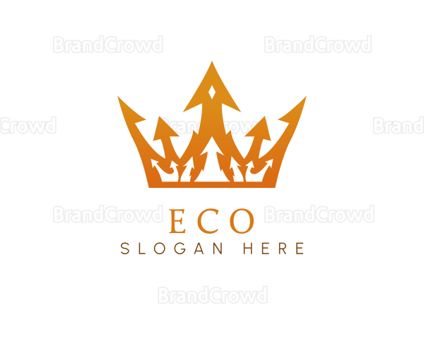 Gold Arrow Crown Logo