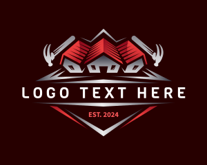 Repair - Hammer Roof Remodeling logo design