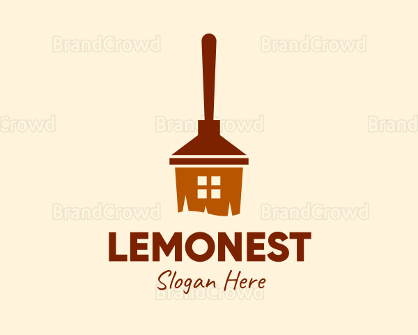 Brown Home Broomstick Logo