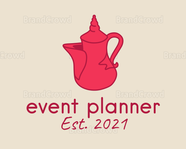 Red Tea Pot Logo