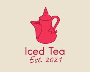 Red Tea Pot  logo design