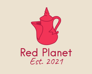 Red Tea Pot  logo design