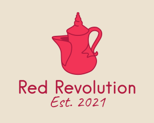 Red Tea Pot  logo design