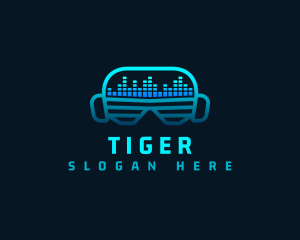 Media Player - Music DJ Equalizer logo design
