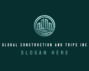 Real Estate - Architectural Building Contractor logo design