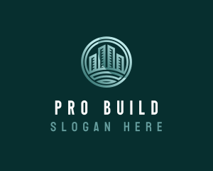 Architectural Building Contractor logo design