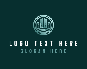 Infrastructure - Architectural Building Contractor logo design