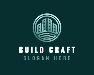 Architectural Building Contractor logo design