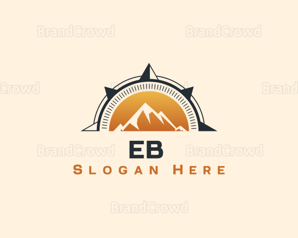 Eco Mountain Compass Logo