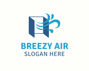 Open Window Air Breeze logo design