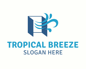 Open Window Air Breeze logo design