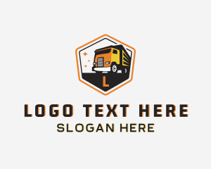 Lettermark - Cargo Dump Truck logo design