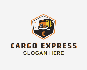 Cargo Dump Truck logo design